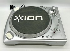 ION Audio 2008 TTUSB Silver USB Turntable  Vinyl Record Player Power Tested