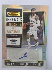 2023-24 Panini Contenders The Finals Ticket Jose Alvarado Auto /49