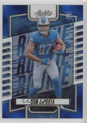 2023 Panini Absolute Rookies Blue Diamonds 28/199 Sam LaPorta #115 1nr0