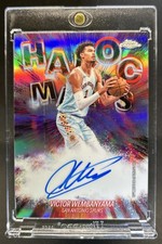 2025-26 Topps Chrome Update Victor Wembanyama Havoc Marks Auto Refractor #HM-VW