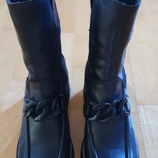 NeroGiardini Damen Stiefel Leder Schwarz EU 3...