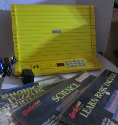 GeoSafari EI-8700 Electronic Learning Game System Card Activities W/ POWER CORD