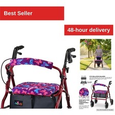 Nova Rollator Walker Seat Backrest Cover Set Purple Butterflies Nova Rollator Walker Seat Backrest Cover Set Purple Butterflies