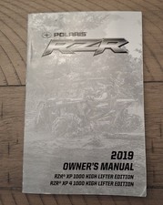 2019 Polaris RZR 1000 Highlifter Owner's Manual