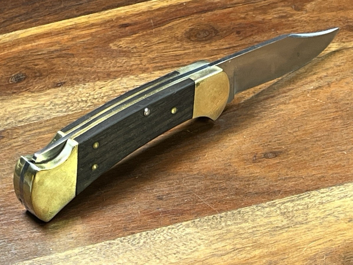 Vintage BUCK 112 Ranger Knife 2 Dot 3 Pin Handle No Nail