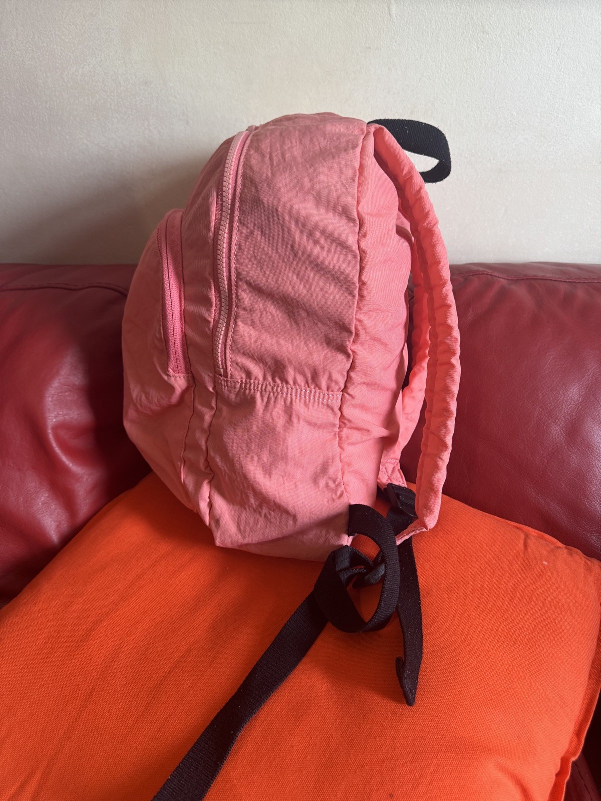 Kipling orange Medium Backpack excellent conditio… - image 5