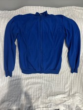 Cherokee Infinity Women's Royal Blue Zip Up Scrub Jacket Size XS