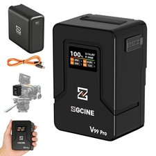 ZGCINE V Mount Battery V99 Pro with USB-C PD100W Charger1.5H Fully Charged