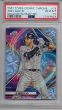 2022 Topps Cosmic Chrome Joey Gallo Nucleus Refractor Yankees PSA 10 - POP 2