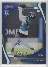 2021 Panini Absolute Rookies Spectrum Blue Signatures 3/50 Jalen Camp Auto 0c6