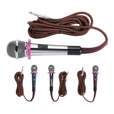 Handheld Wired Mic Clear Sound Zinc Alloy Dynamic Moving Coil Mic For Home St CB