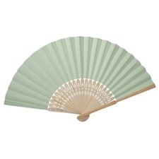 Hand Held Mini Fan Folding Bamboo Chinese Paper Fans Wedding Kids Diy Favour WT