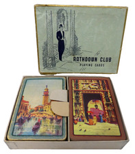VINTAGE RATHDOWN CLUB HUDSON INDUSTRIES MELBOURNE PLAYING CARDS SET DECKS IN BOX