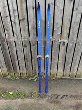 L.L. Bean 200 Cross Country Skis with 140cm Exel Poles Vintage 1980s