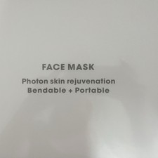 White Light Therapy Mask for Face Skin Rejuvenation, Bendable Portable