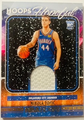 2024-25 Panini Nba Hoops - Hoops Hopeful Memorabilia Nikola Topic #HHM-NTT...