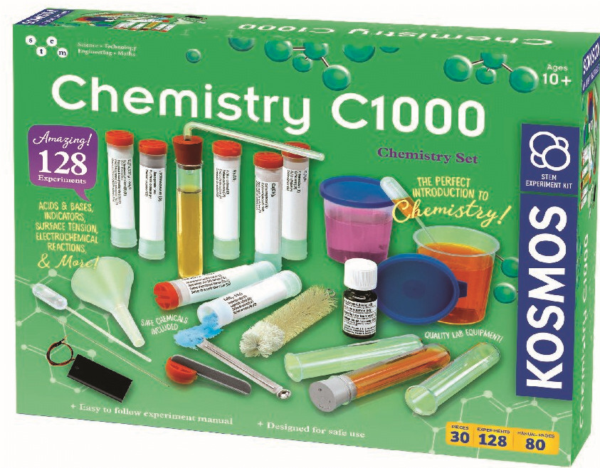 Thames & Kosmos Chemistry C1000 Introductory Experiment Kit Ages 10+
