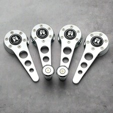 Window Crank Door Handle Set 1949-66 Vw Beetle Chrome Wchrome Knobs Rallye