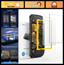 2-Pack Anti-Glare Screen Protector for Steam Deck OLED/LCD - Scratch Resistant,