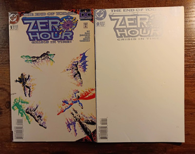 comic book dc lot of 2 zero hour 0 1 one end of today modern age superhero