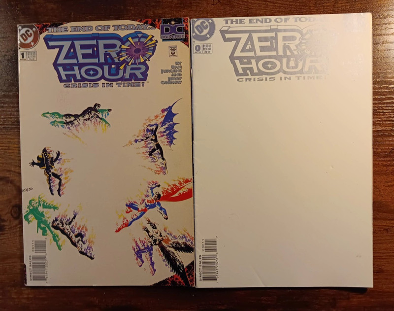 comic book dc lot of 2 zero hour 0 1 one end of today modern age superhero