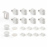 reer Magnetschloss, 8Er Set, Kindersicherung, Schrank, Schublade, 51040