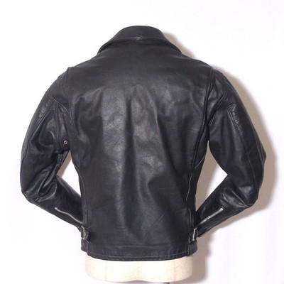Schott Single Rider Leather Jacket 642/36 Boa Liner Vintage USA