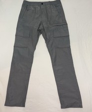 NWT H M Gray Regular Fit Lightweight Cargo Joggers Size Medium