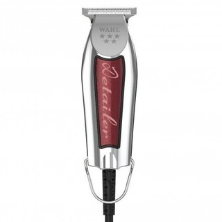 NEW WAHL Wide Detailer Corded Hair Trimmer In Silver/Red Z03