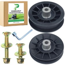 POSEAGLE 532194326 V Groove Idler Pulley with 532194327 Flat Idler Pulley Har...