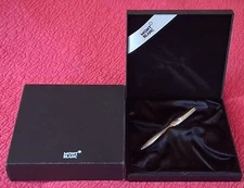 MONT BLANC MEISTERSTUCK SOLITAIRE S.S. BARLEY BALLPOINT PEN W. GERMANY W/ORG BOX