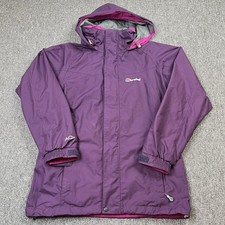 Berghaus Jacket Womens UK 10 Purple AQ2 Waterproof Rain Coat Hooded Outdoor