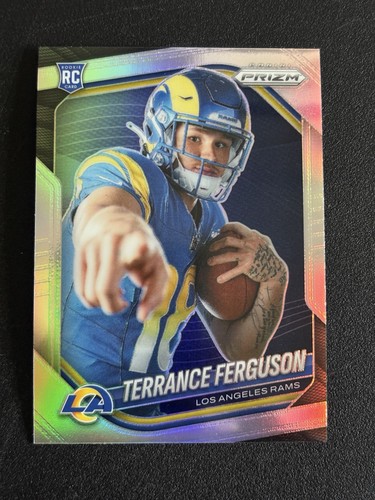 2025 Panini Prizm TERRANCE FERGUSON RC SILVER PRIZM VARIATION Rams ROOKIE #424 - Picture 1 of 2