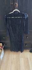 NWOT Express black midi lace dress Size small
