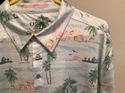 Chaps Golf Men’s Tropical Palms Sky Blue Polo Shirt! SZ 3XL So Nice — photo 8