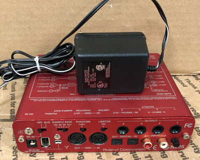 Roland Edirol FA-66 FireWire Audio Capture Digital Recording W/AC-ADAPTER