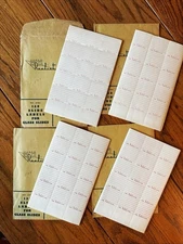 Lot Of 4 Envelopes Of Stereo Realist Slide Labels For Glass Slides Camera Photo