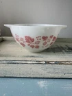 Vintage PYREX Pink Gooseberry 441 Double Spout Cinderella Mixing Bowl 1.5 Pint