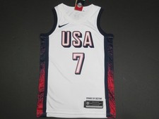 Kevin Durant #7 2024 Team USA Olympics  Basketball Men's Swingman Jersey White
