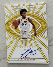 2022-23 Panini National Treasures - Peerless Signatures Collin Sexton /10 Gold