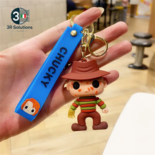 Halloween Scary Ghost Keychain Kids Dolls Horror Game for B