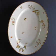 1 Piatto Ovale grande Richard Ginori "Uccelli del Paradiso"