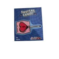 Dutch Bros Sweet As Candy Sticker Valentine Heart Lollipop Decal New