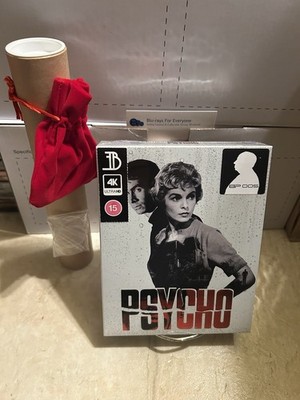 EverythingBlu #05 Psycho 4K XL Full Slip SteelBook Blu-ray w/ Poster (1960)(UK)