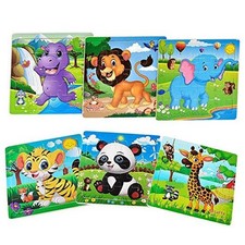 Puzzles for Kids Ages 3-5 Toddler Wooden Toys Montessori Learning Education