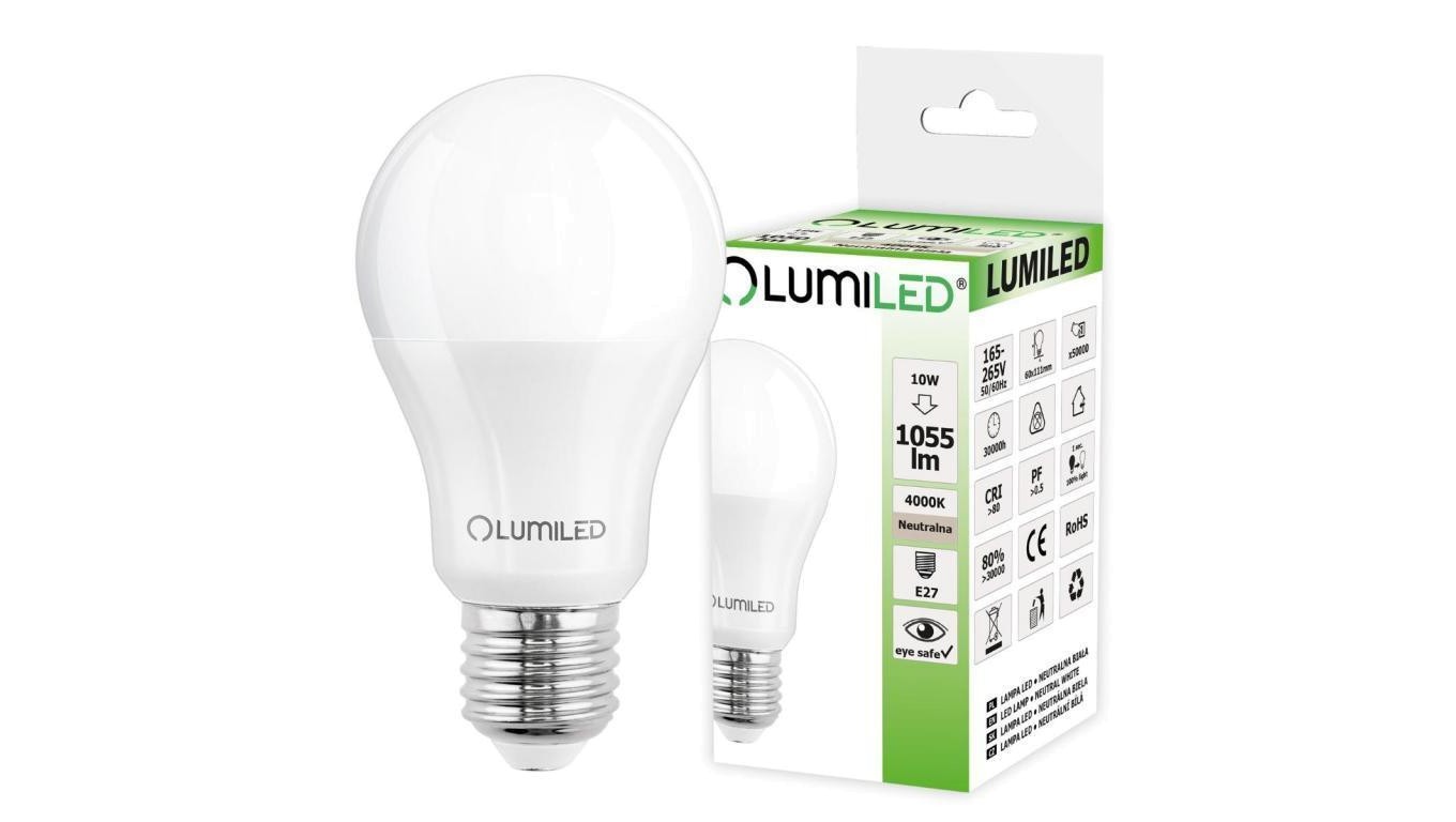 arwka LED E27 A60 10W 75W 1055lm 4000K 260 2890₽