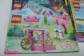 LEGO Instruction Manuals Lot Mixed Themes Disney Princess Creator Minecraft