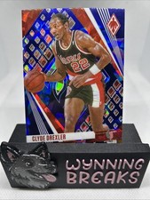 2023-24 Panini Phoenix Blue Ice #240 Clyde Drexler Portland Trail Blazers