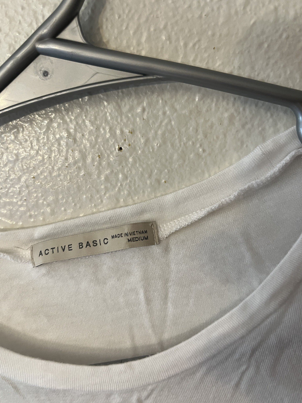 (ACTIVE BASIC) Round Neck Short Sleeve T Shirt St… - image 3