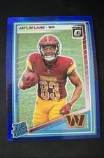 2025 Panini Donruss Optic - Rated Rookie Jaylin Lane #249 Blue Hyper Prizm (RC)